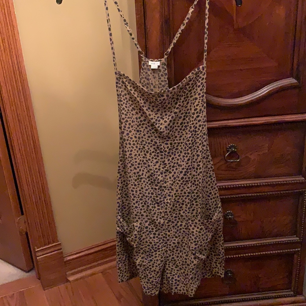 Aerie Cheetah Print Overall Romper